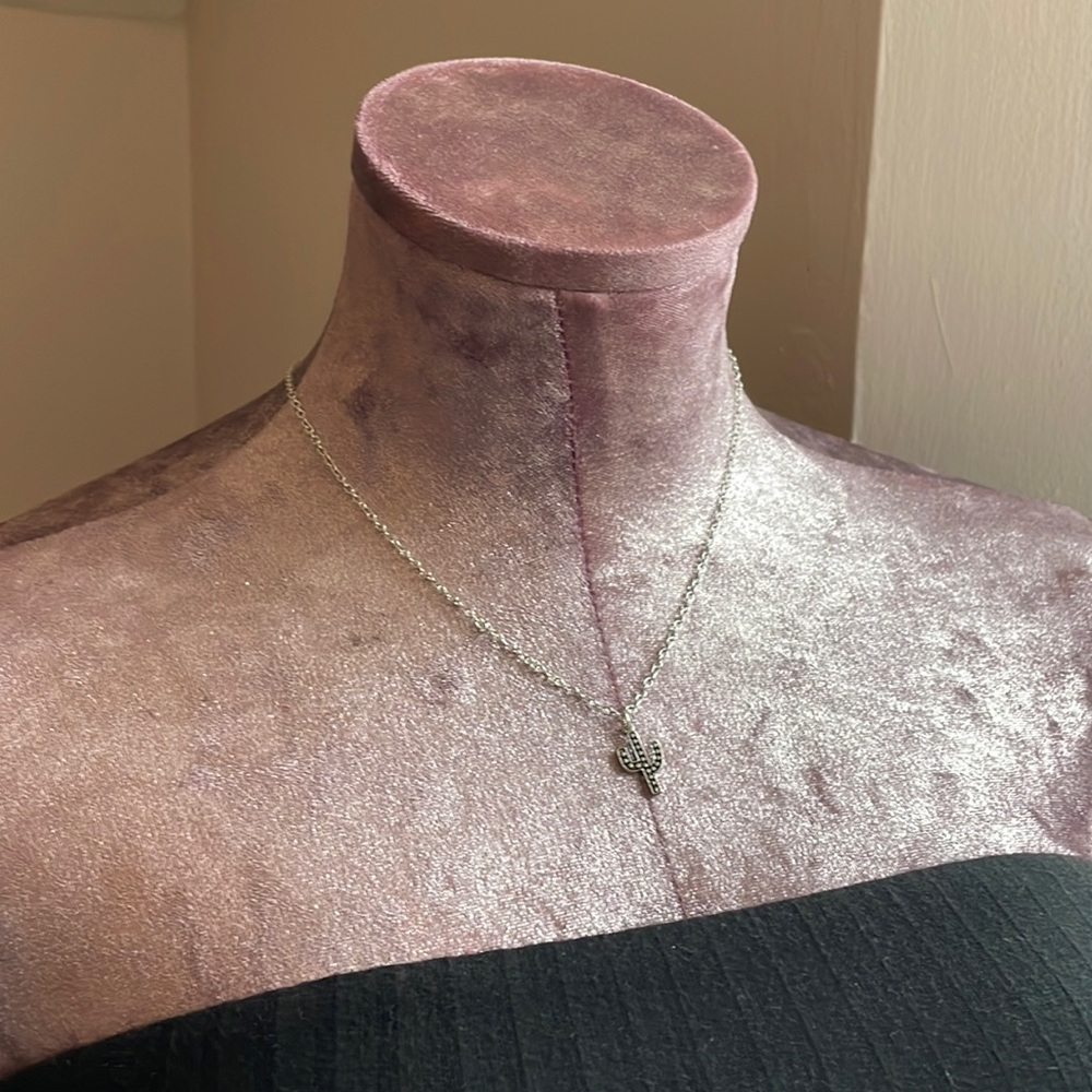 Cactus‎ Charm Necklace